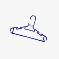 Вешалка плоская. Детская. L=270мм. Цвет: Синий