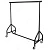 Вешало одноярусное, 1450мм. Цвет: Чёрный