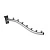 Кронштейн на решетку, 7 шариков. Волна