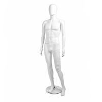 Манекен мужской, безликий. Цвет: белый, без окраса