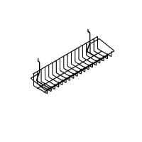 Корзина на экономпанель, 350*85*25мм. Цвет: Чёрный