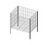 Корзина накопитель, 800*600мм. Цвет: Серый